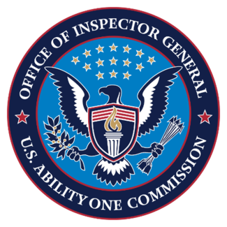 OIG logo with an eagle, stars, arrows and olive branch